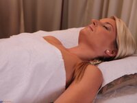 Massage Rooms - Phenomenal Lesbian Massage for Blonde - 03/28/2013