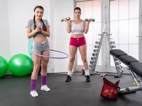 Fitness Rooms - Big tits teen lesbian shower sex - 03/18/2019